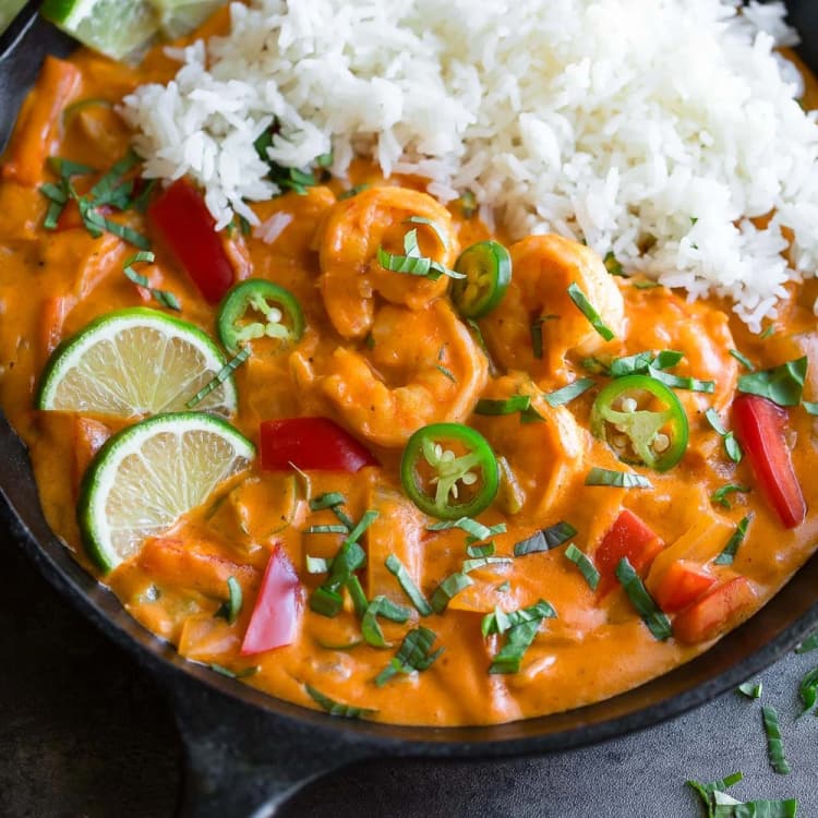 Thai Coconut Shrimp Curry
